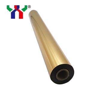 PET Holographic Lamination Film Paper 27 Mic Gold Stamping Foil Package Cover