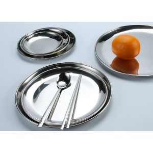 SS304 Chafing Round Dinner Plates
