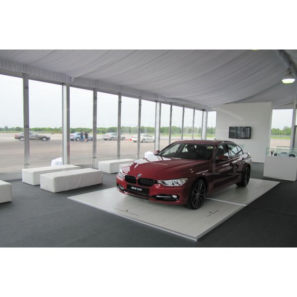 A Frame Aluminum 20x50m Outdoor Exhibition Tents With Glass Wall