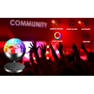 Bluetooth Rotating Party Disco Light Ball Wedding Mini USB