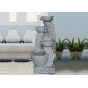 43 Inch Pots Lighted Outdoor Water Fountains