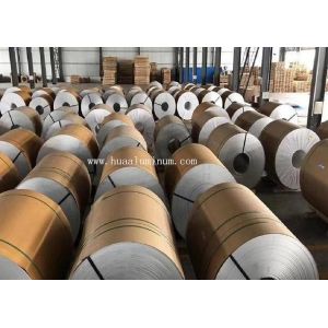 8feet Long Rolled Aluminum Coil , Polished Surface 1050 Aluminum Coil