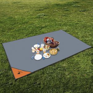 Portable PU3000mm Waterproof 150D Camping Ground Sheet