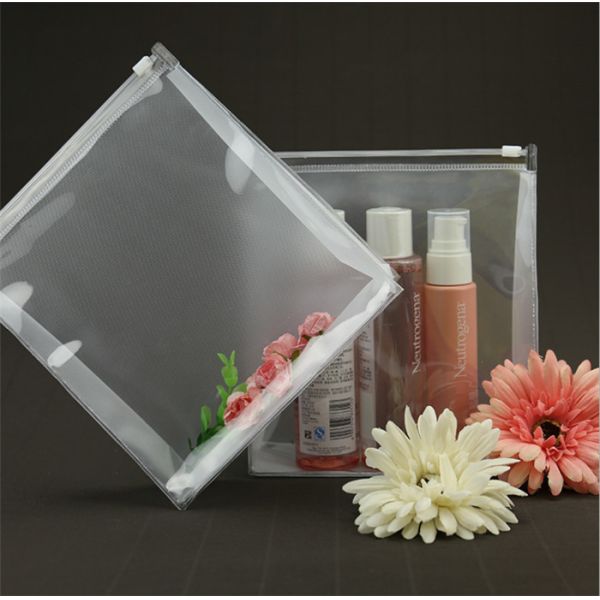Buy Lightweight Transparent Travel Toiletry Bag Bespoke 100% Handmade Sewing at wholesale prices