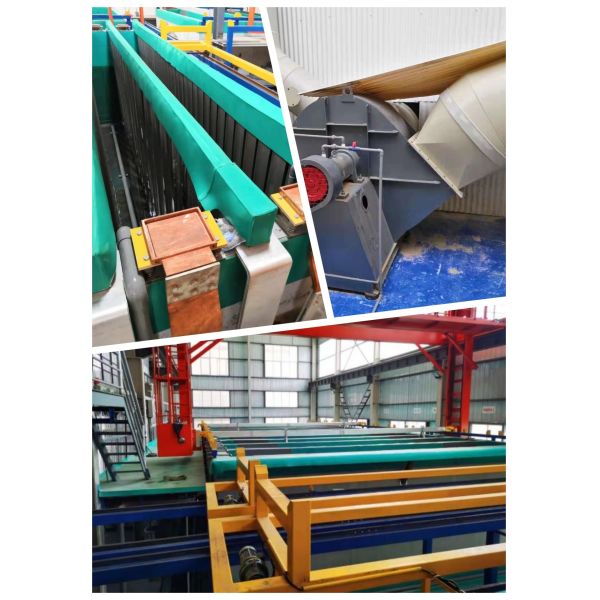 Aluminium Profiles Anodizing Production Line With 180 Plusmn 20g/l Sulfuric Acid