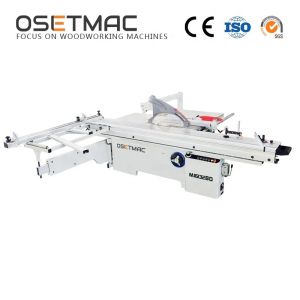 1.1KW Scorning Saw Motor Component Vertical Sliding Table Saw for Wood Cutting