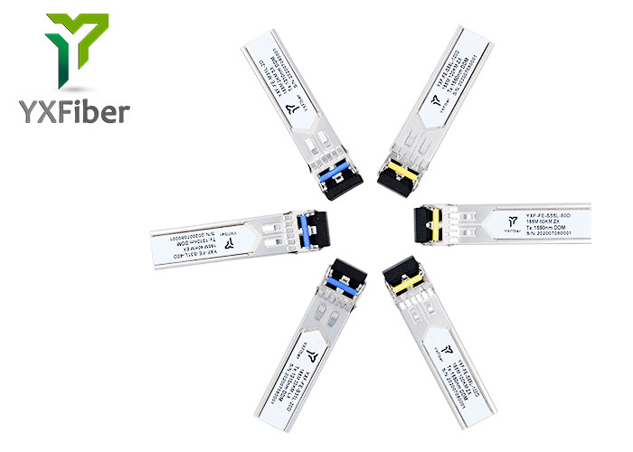 Quality CWDM SMF 155Mbps 40km 60km 80km SFP Fiber Transceiver for sale