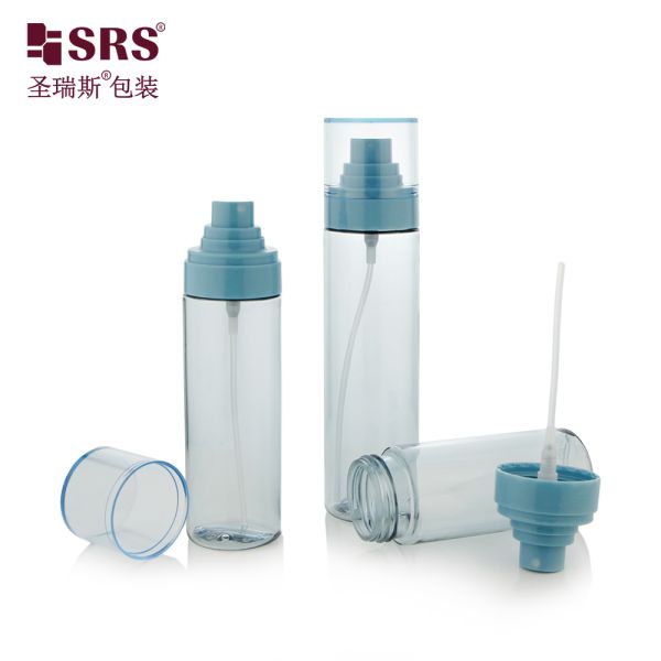 PETG03 80ML 100ML 120ML Injection Custom Translucent Color PETG Plastic Pump Bottle With Fine Mist
