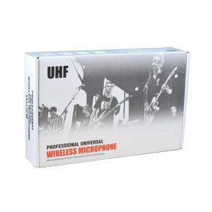 C4 / cheap universal USB UHF wireless microphone with 16 selectable frequency