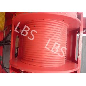 Hydraulic Footstep Piledriver Winch LBS Drum Offshore Winch For Rotary Drilling