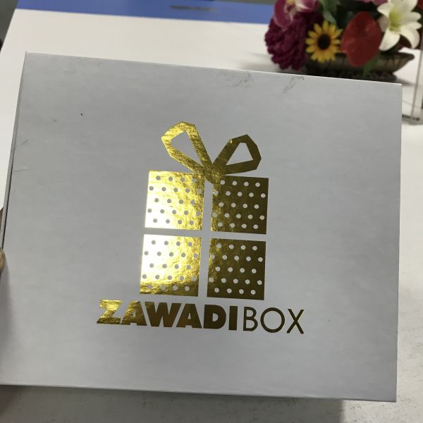 Buy Gold Custom Printed Packing Boxes Gift White Hot Stamping Cardboard Mounted at wholesale prices