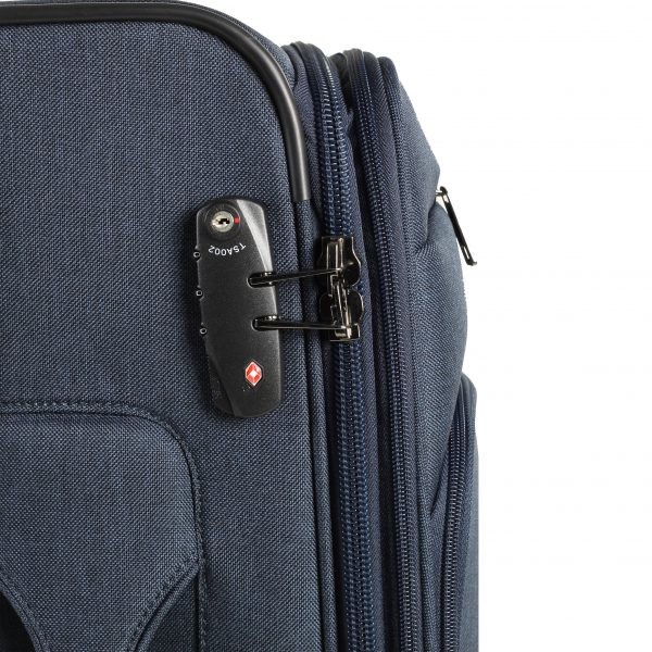 Reinforced Handle Red 0.8mm Aluminum Soft Trolley Luggage