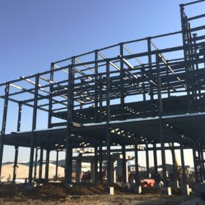 Eco Friendly Pre Engineering Building Structure Painting Prefab Steel Frame