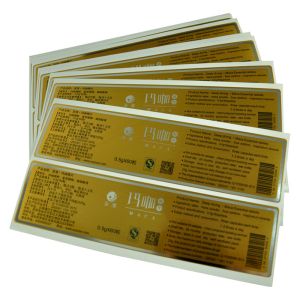Permenent Air Conditioner Sticker Laminated Matt / Glossy film
