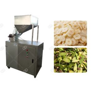 Industrial Pistachio Nut Cutter Machine , Hazelnut Dry Fruit Slice Cutting