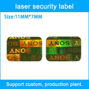 Holographic Packaging VOID Label Sticker Laser Security Label