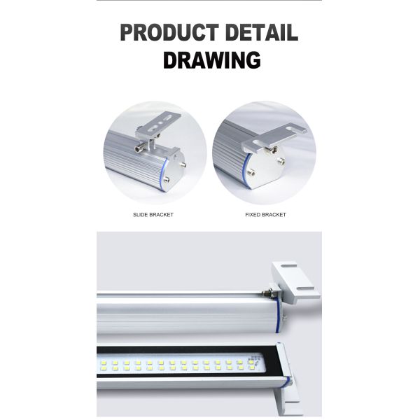 Waterproof CNC Machine Work Lights Aluminum 24V 110V 220V Explosion Proof