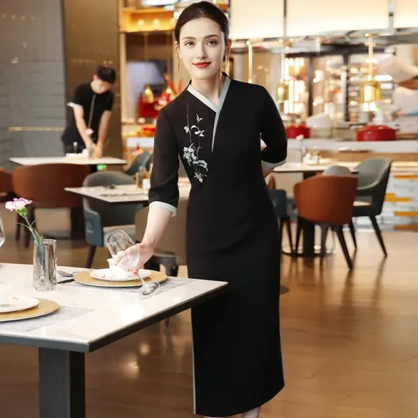 Elegant Banquet Hostess Dress for Special Occasions and Events