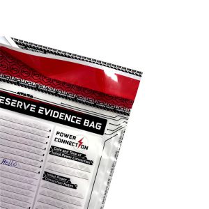 Evidence Cash Bag Customized Color for Secure Tamper Evident Bank Pouch and