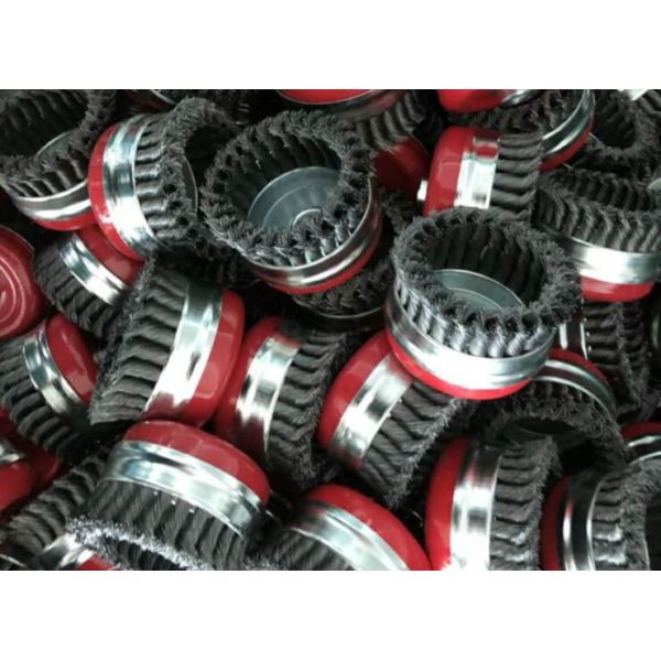 Heavy Duty 4 Inch Wire Cup Brush Twisted with Metal Ring for Surface Cleaning