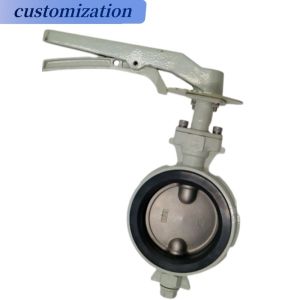 Medium Temperature Aluminum Handwheel Butterfly Valve with Diaphragm Structure