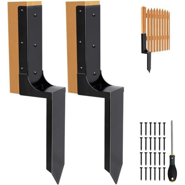 Buy Fence Post Repair Kit, Steel Fence Post Repair Stakes, Fence Post Anchor for Fence Post Support,Fence Post Stabilizer at wholesale prices