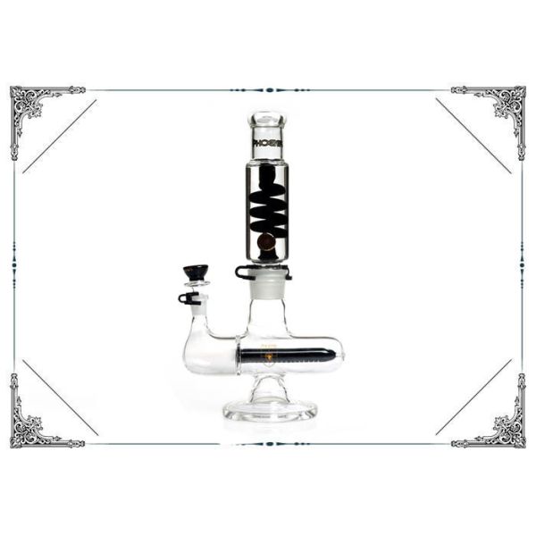 Glycerin Freezable Coil Tube Borosilicate Glass Smoking Waterpipe Hand Blown