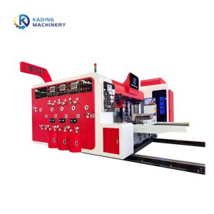 Water Ink Corrugated Sheet Printing Machine With Vibrating Stripping Unit