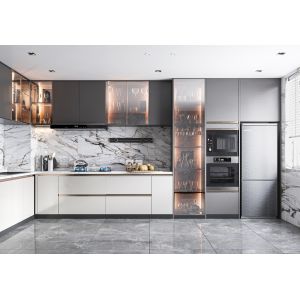 Complete Modern Kitchen Cabinet Design Aluminum Modern Kitchen Furniture
