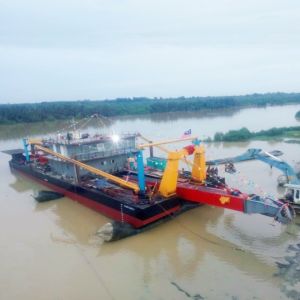 20 Inch Hydraulic Cutter Suction Dredger With 15m Dredging Depth