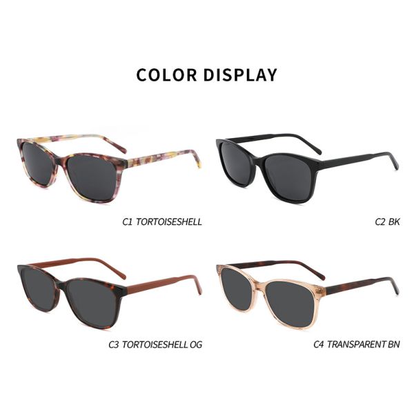 Custom Logo Acetate Frame Sunglasses OEM , Colorful Sun Glasses For Women