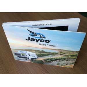 Creative Interactive Video Brochure 7'' screen Button control video graphic