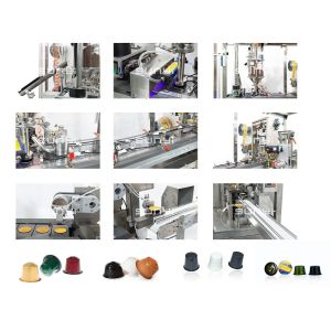 3000pcs/H Modo Mio Coffee Capsule Filling Machine