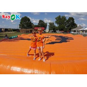 Customized Outdoor Inflatable Pumpkin Jumping Pad For Kids