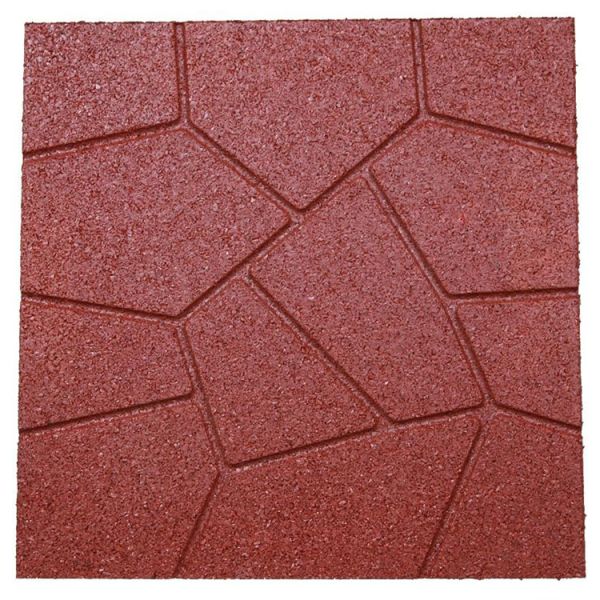 China Factory Direct Sales Sbr Rubber Tiles Mulch Rubber Mats Outdoor Rubber