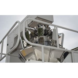 PLC Control Bag Sealing Machine , Stainless Steel Biscuit Packing Machine