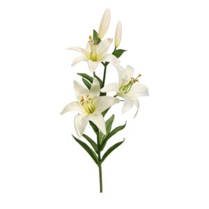 Quality Lily Garden Spray in Cream White for sale