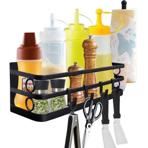 China Free Drill BBQ Grill Caddy for 28 36 Blackstone Griddle Gas Grill Charcoal Grill Clamp Mount Griddle Caddy on sale