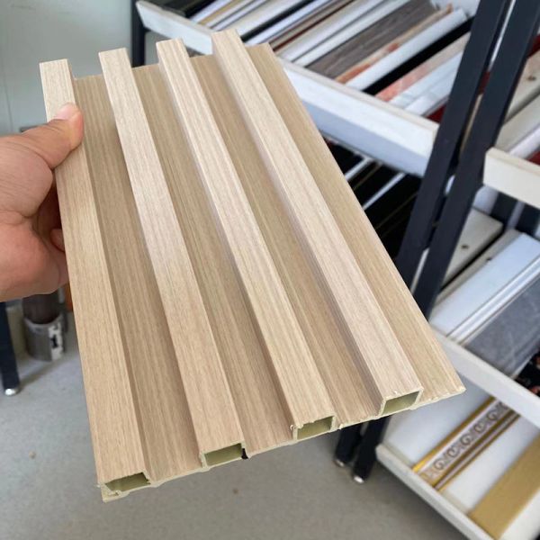 Anti UV WPC Wall Cladding WPC Fluted Panel For Construction Building