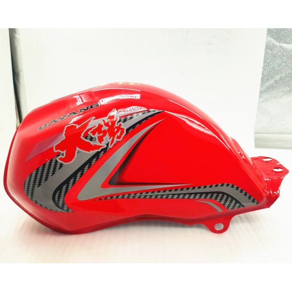 Three Wheel Motorcycle Tricycle Scooter With Red Oil Fuel Tank