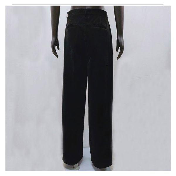Nylon Polyester Bonded Corduroy Suit Pants For Winter