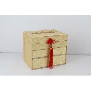 Customized cosmetic box with compartments