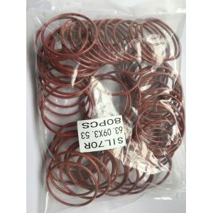 Gas Resistant O Rings Silicone O Ring Seals 30 - 85 Shore Hardness For Industry