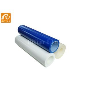 China PE Material Stainless Steel Protective Film , Blue / Transparent Protective Film on sale