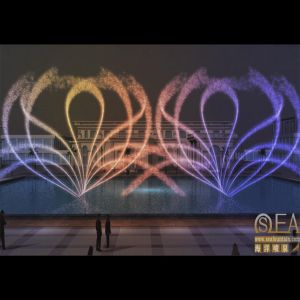 Seafountain design water fountain with landscaping led light