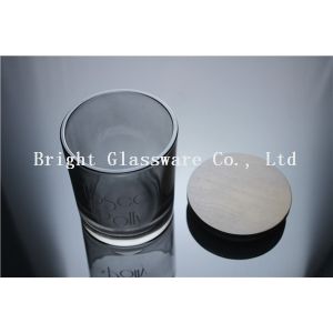 Custom Press Glass Candle Holder with lid