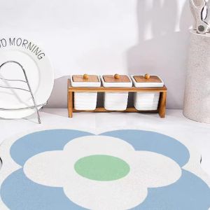 Non Slip Drain Pad Dish Placemat Custom Pink Table Decoration Placemat for