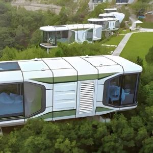 Prefabricated Outdoor Space Capsule Steel Structure Container Capsule House