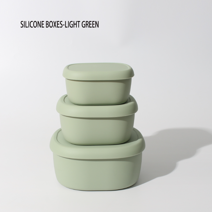 3pcs/set Custom Portable Bento Lunch Box Set with Microwavable Food Container Feature