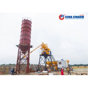 25m3/H Hzs25 Ready Mixed Concrete Mixing Plant Aggregate Conveying